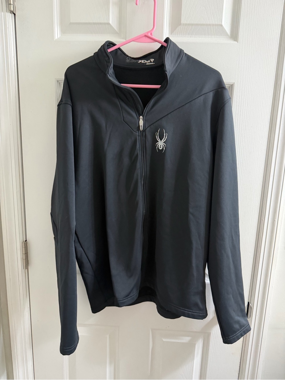 Spyder Black Quarter-Zip Pullover Large L